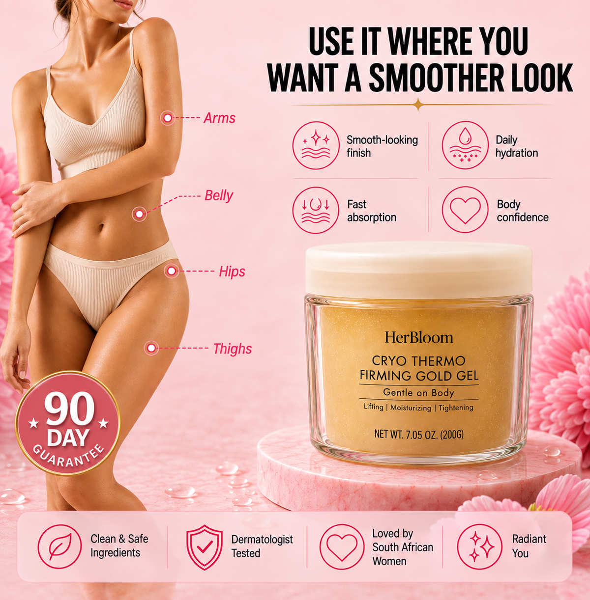 HerBloom Gold Sculpt Firming Gel