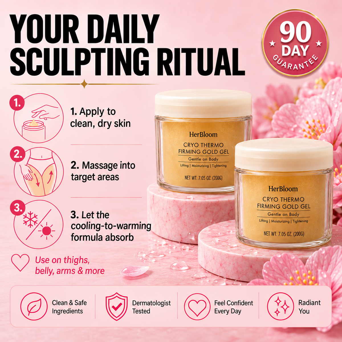 HerBloom Gold Sculpt Firming Gel