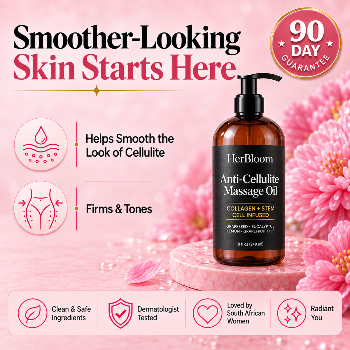 HerBloom Anti-Cellulite Massage Oil